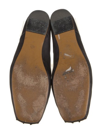 The Row Satin Ballet Flats