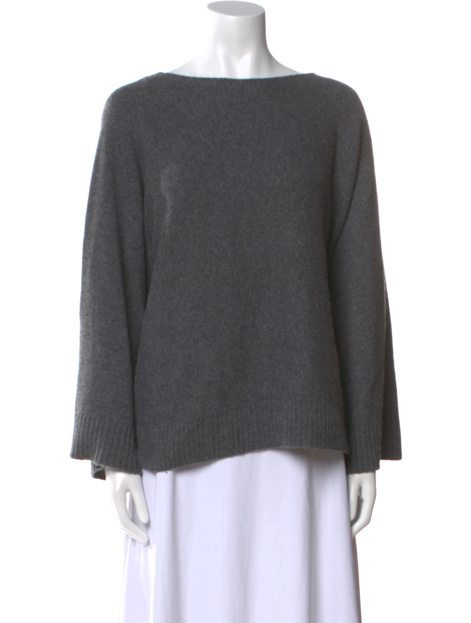The Row Cashmere Bateau Neckline Sweater