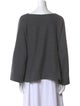 The Row Cashmere Bateau Neckline Sweater