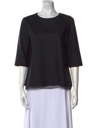 The Row Virgin Wool Crew Neck T-Shirt