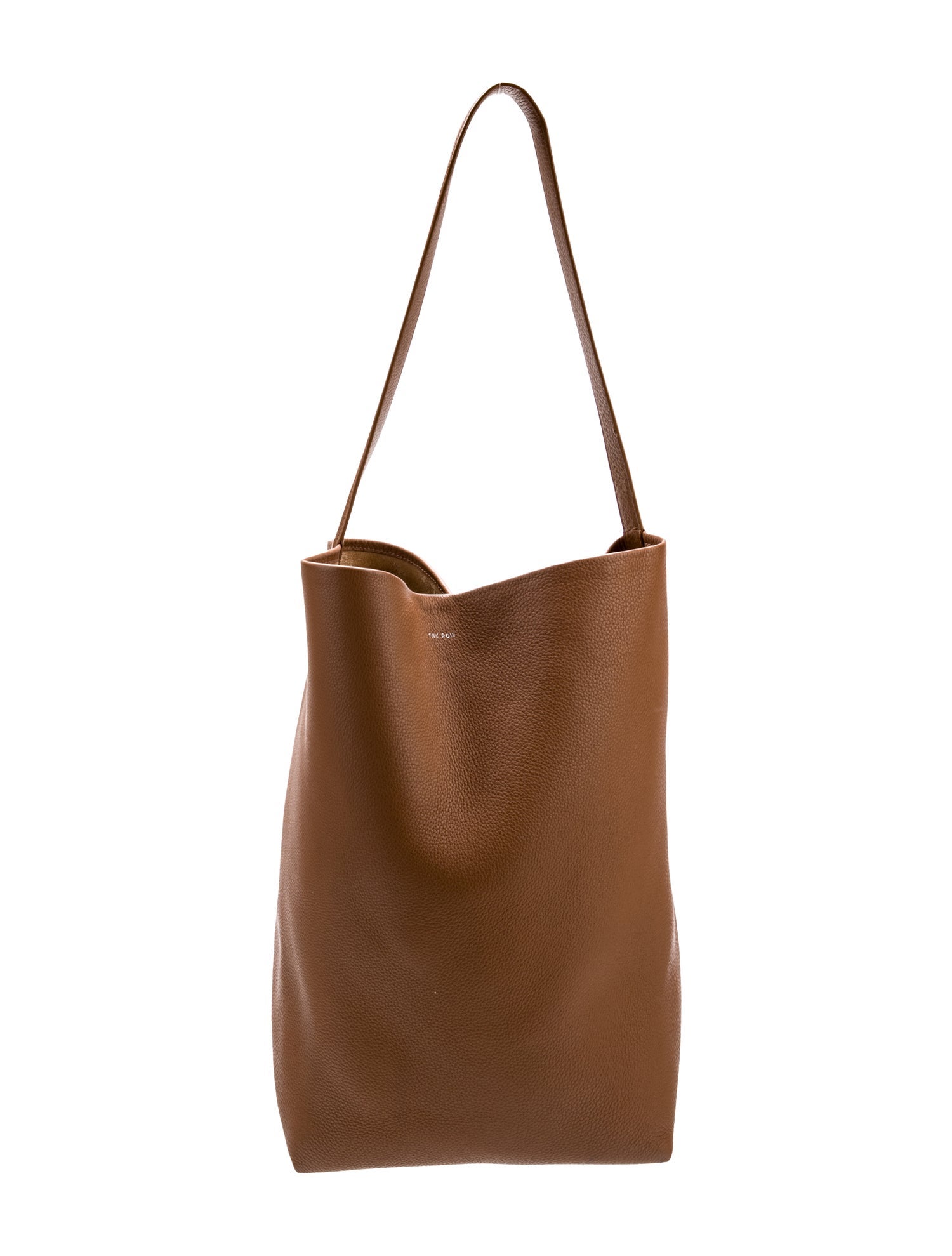 The Row Leather N/S Park Tote Large
