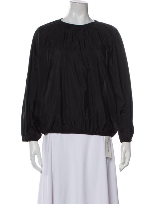 The Row Nylon Crew Neck Blouse