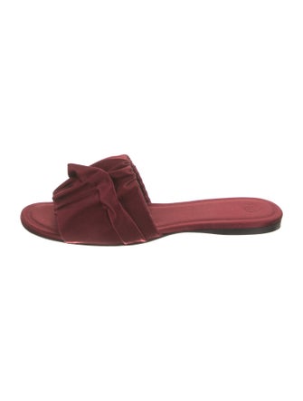 The Row Ellen Satin Slides