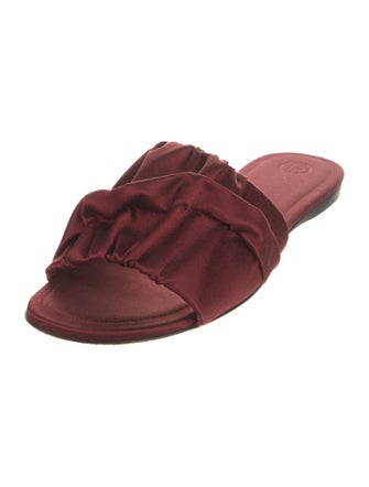 The Row Ellen Satin Slides