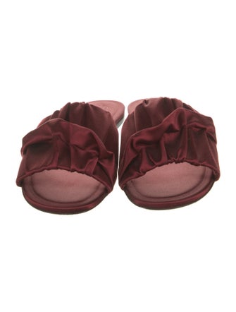 The Row Ellen Satin Slides