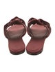 The Row Ellen Satin Slides