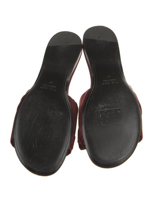 The Row Ellen Satin Slides