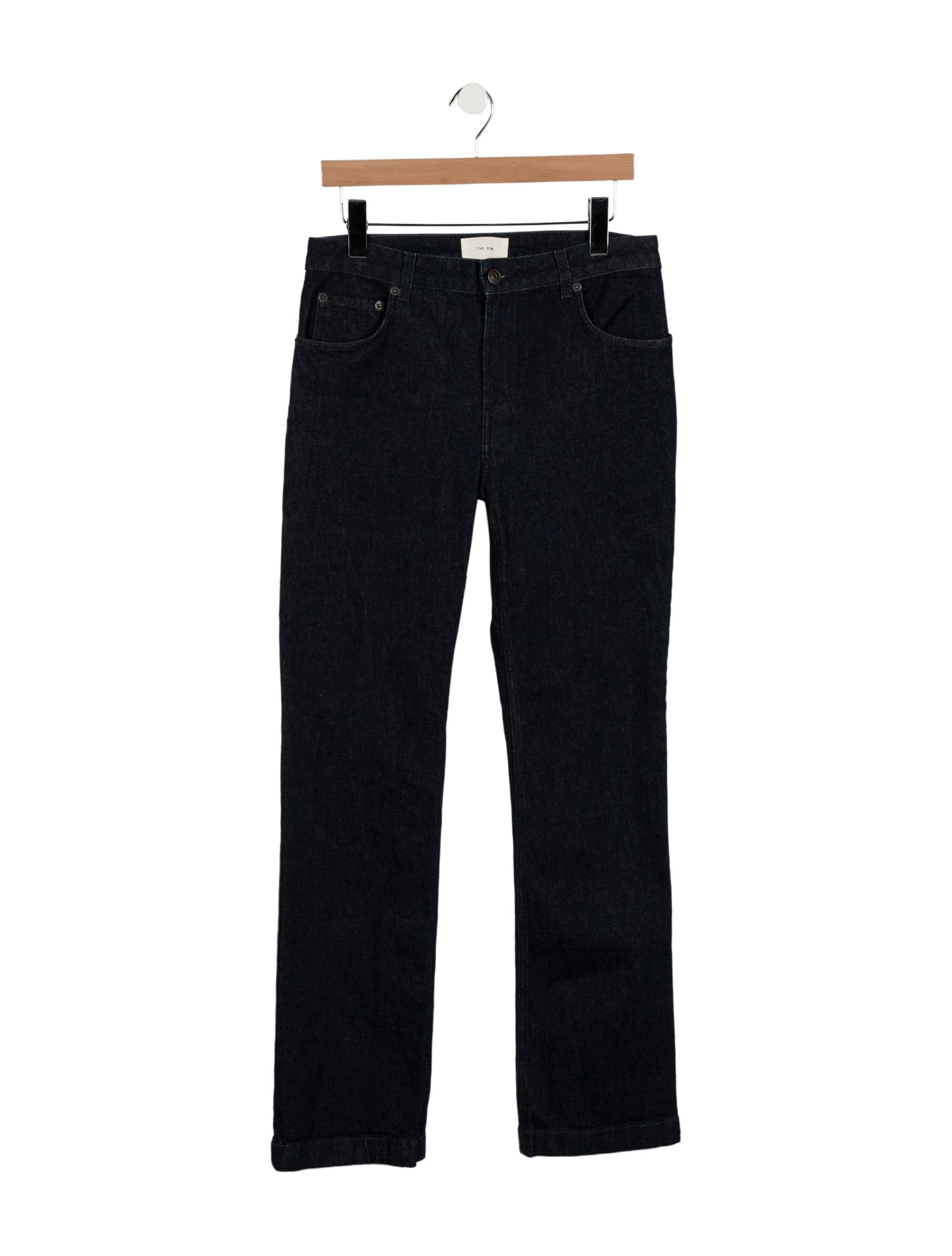 The Row Mid-Rise Straight Leg Jeans