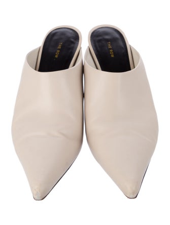 The Row Leather Mules