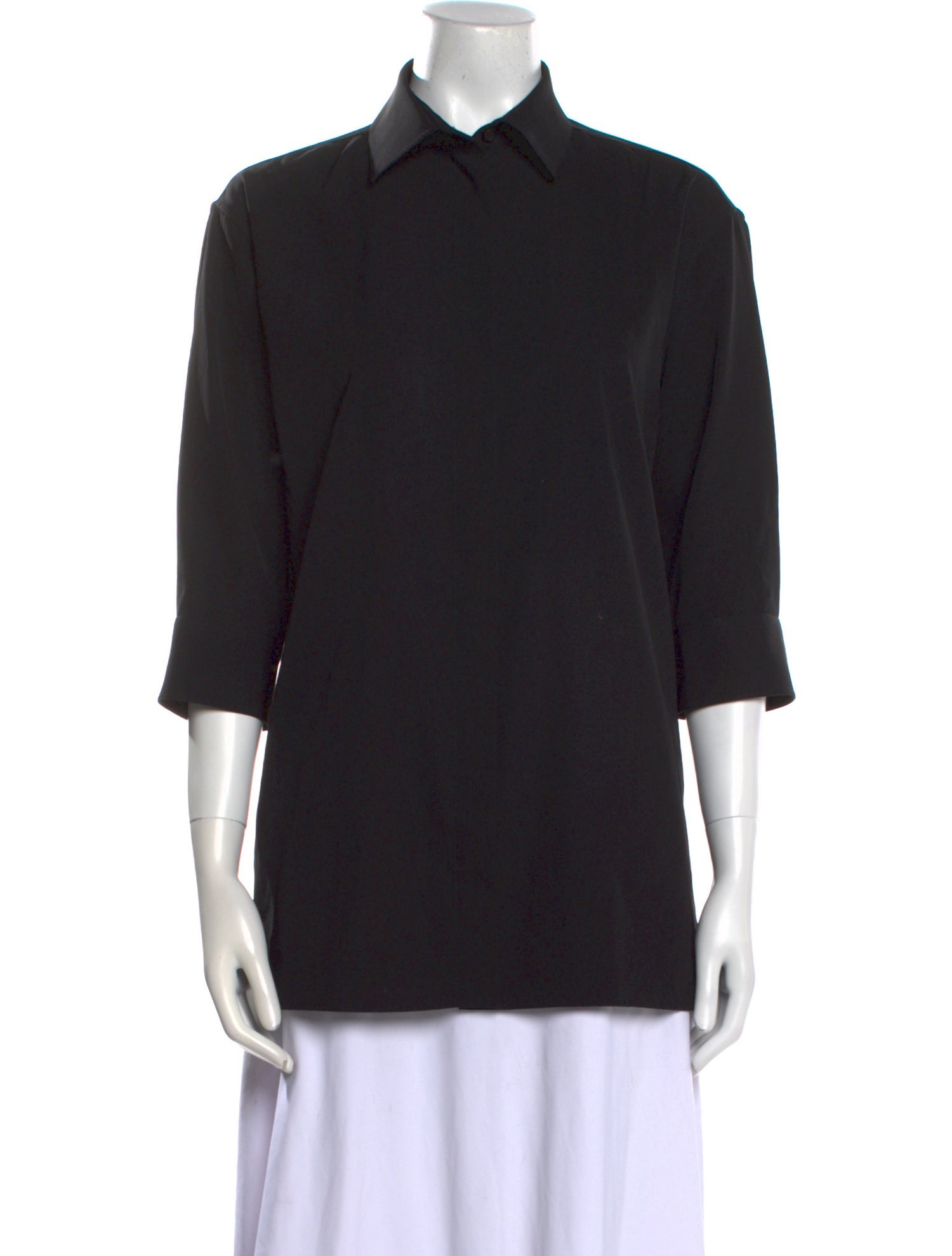 The Row Three-Quarter Sleeve Top