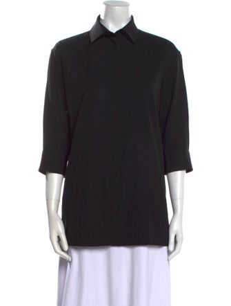 The Row Three-Quarter Sleeve Top