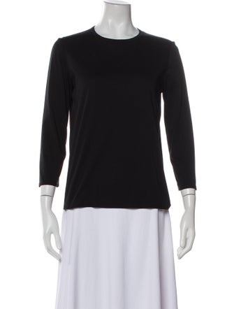 The Row Crew Neck Three-Quarter Sleeve Top