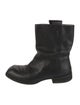 The Row Leather Moto Boots