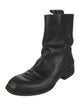 The Row Leather Moto Boots