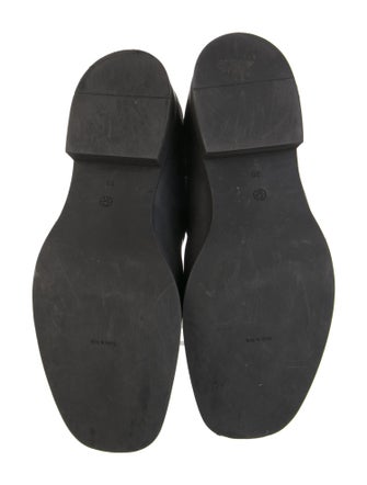 The Row Leather Moto Boots