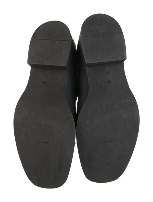 The Row Leather Moto Boots