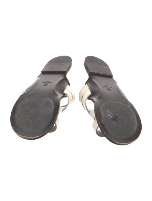 The Row Leather Slides