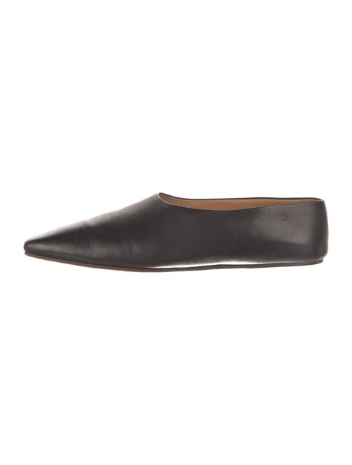 The Row Leather Ballet Flats