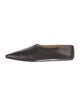 The Row Leather Ballet Flats