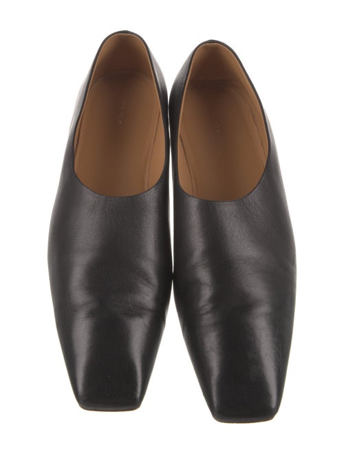 The Row Leather Ballet Flats