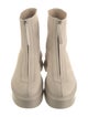 The Row Zipped 1 Nubuck Boots