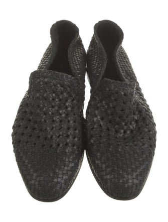 The Row Davis Leather Loafers