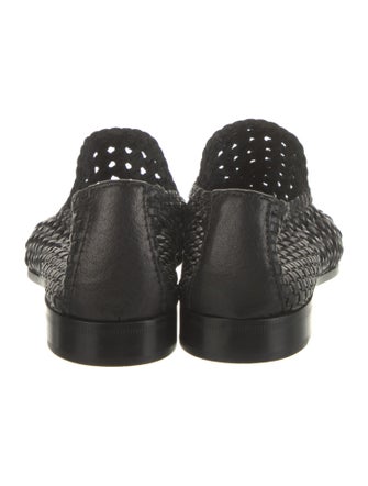 The Row Davis Leather Loafers