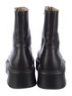 The Row Leather Combat Boots