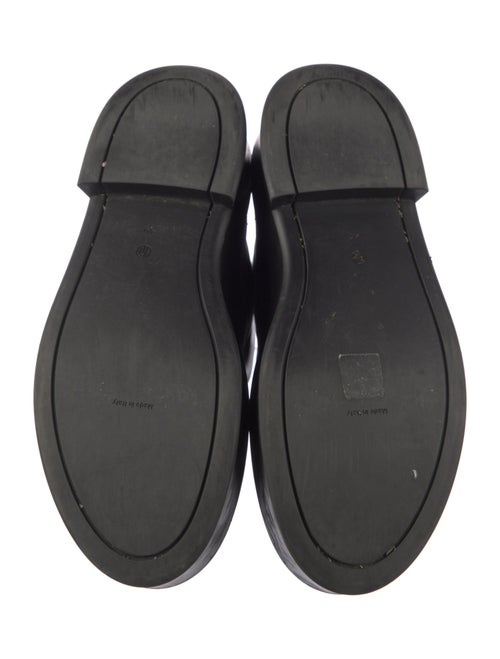 The Row Leather Combat Boots