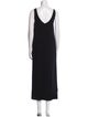 The Row Bateau Neckline Long Dress