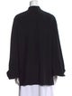 The Row Silk Mock Neck Blouse