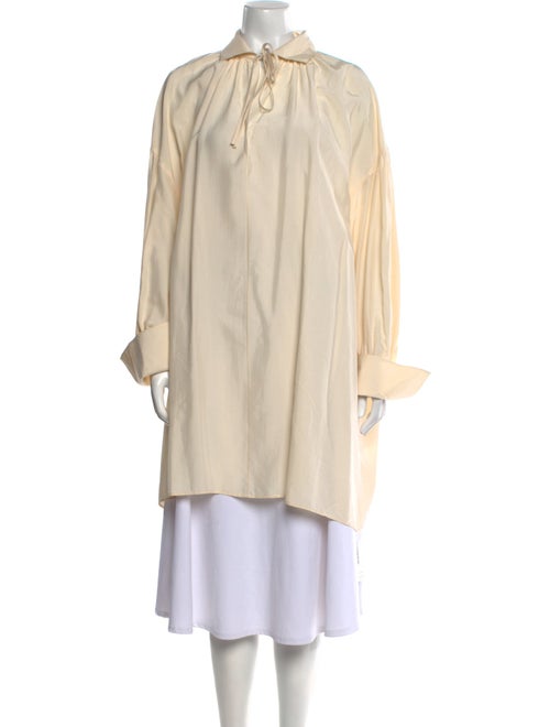 The Row Silk Mock Neck Tunic