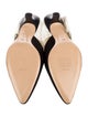The Row Suede Colorblock Pattern Mules