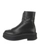 The Row Zipped Boot 1 Leather Combat Boots
