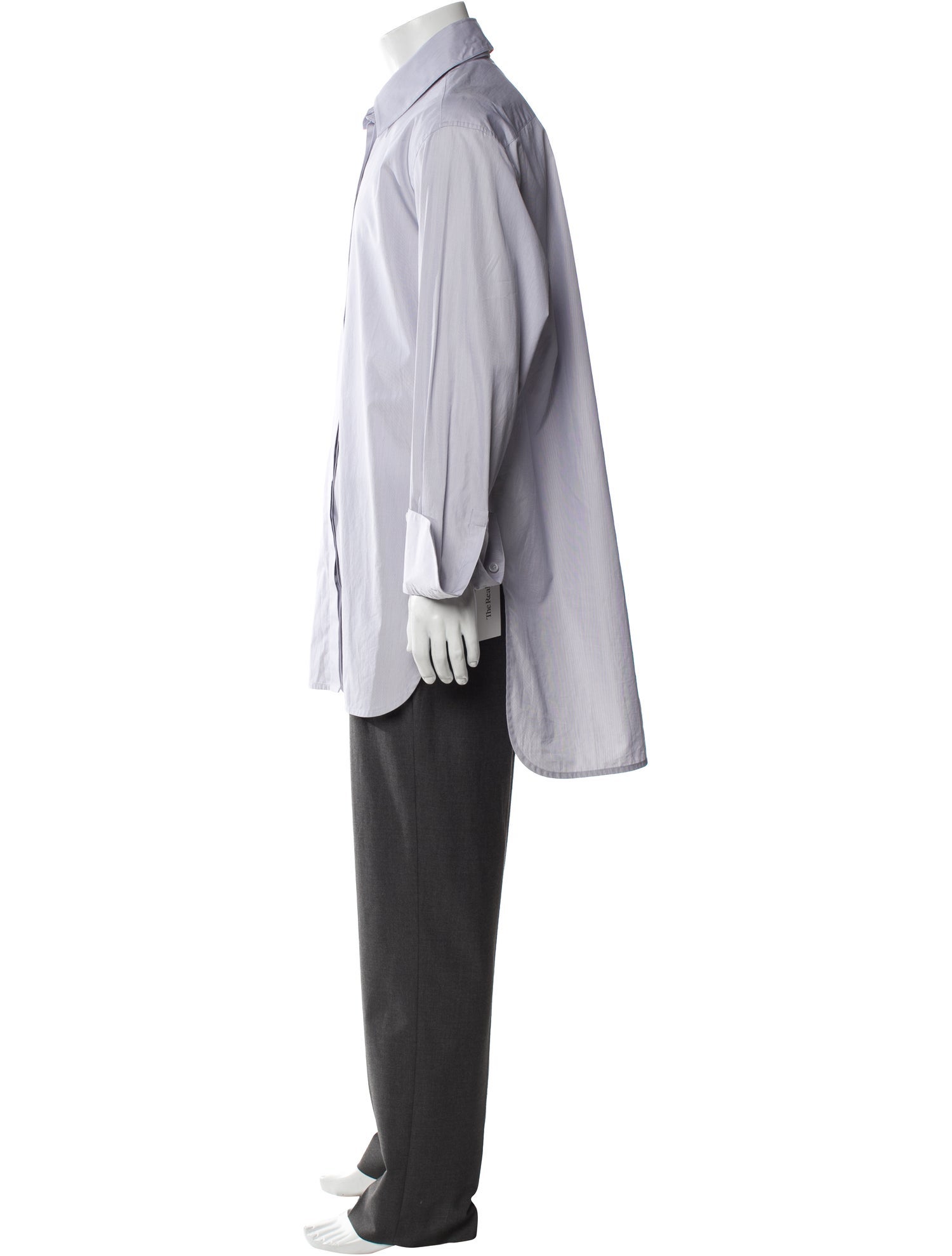 The Row Striped Long Sleeve Dress Shirt