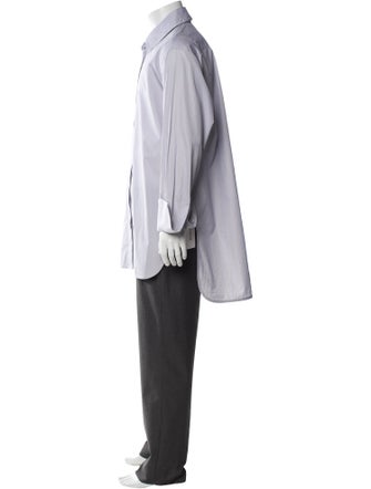 The Row Striped Long Sleeve Dress Shirt