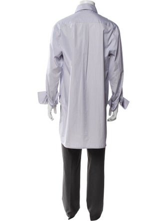 The Row Striped Long Sleeve Dress Shirt