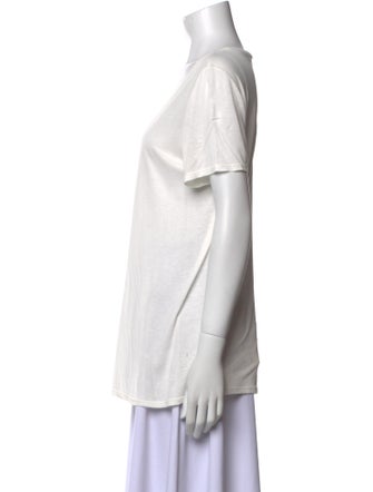 The Row Scoop Neck Short Sleeve T-Shirt