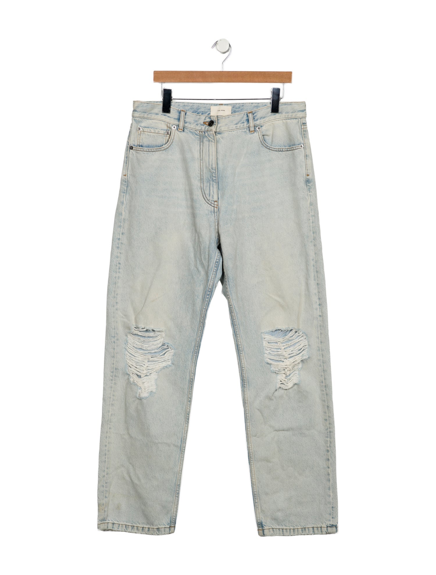 The Row High-Rise Straight Leg Jeans