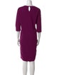 The Row Virgin Wool Knee-Length Dress