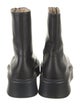 The Row Zipped Boot 1 Leather Combat Boots