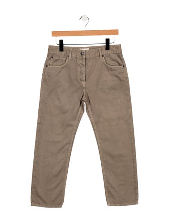 The Row Mid-Rise Straight Leg Jeans