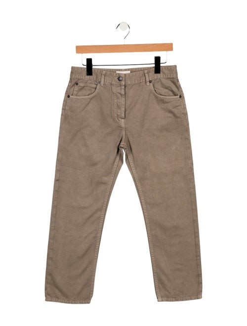 The Row Mid-Rise Straight Leg Jeans