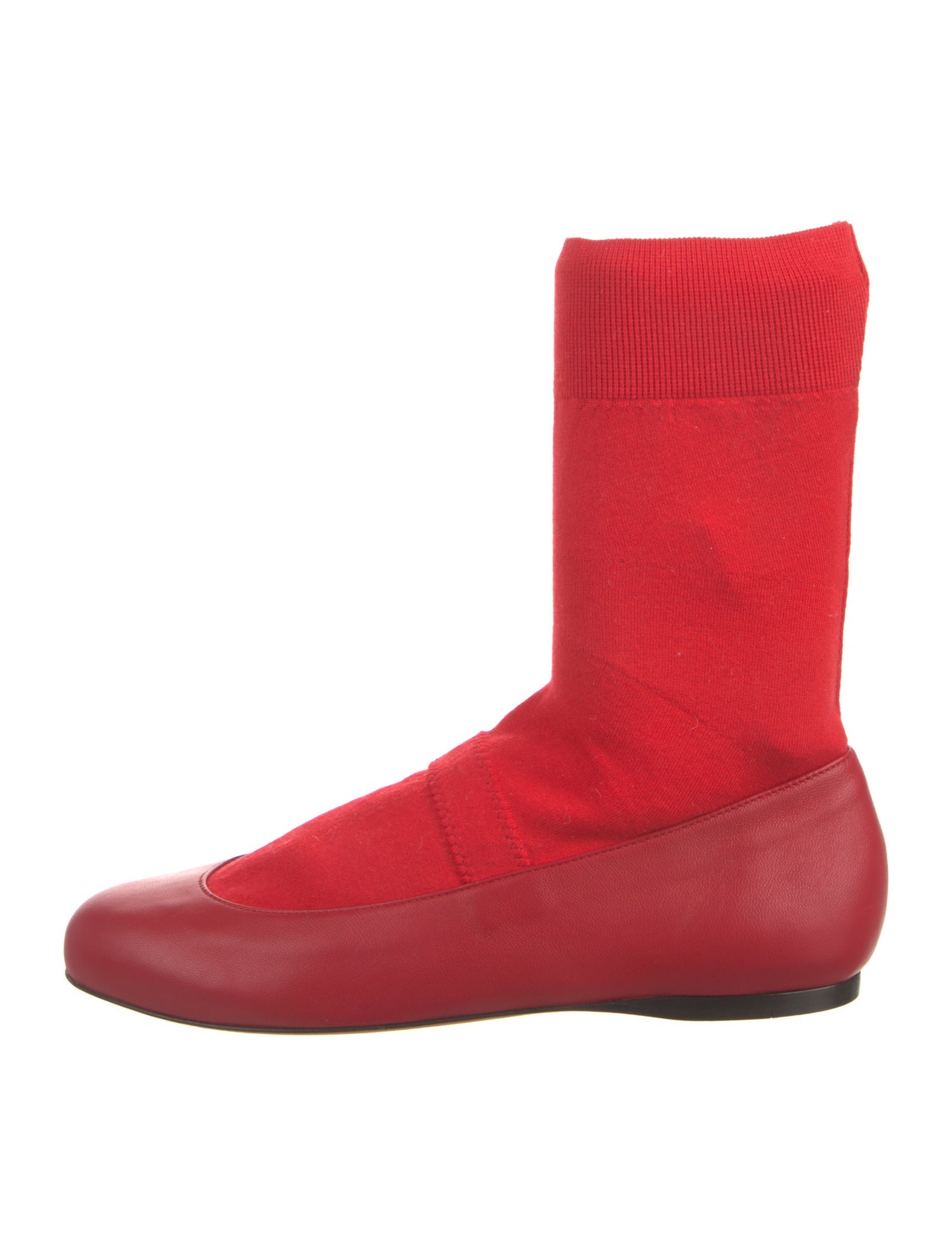 Tibi Borg Leather Flats