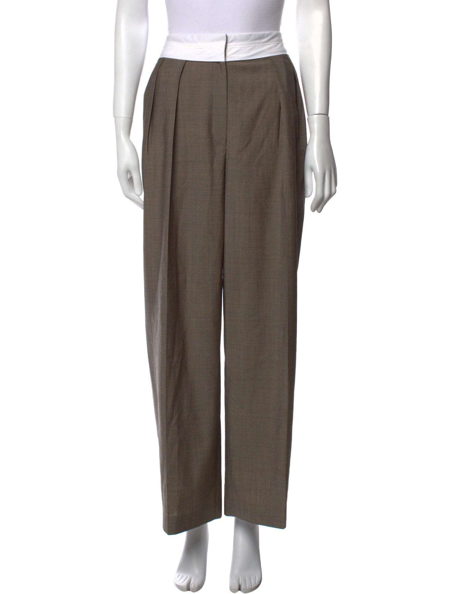 The Row Virgin Wool Wide Leg Pants