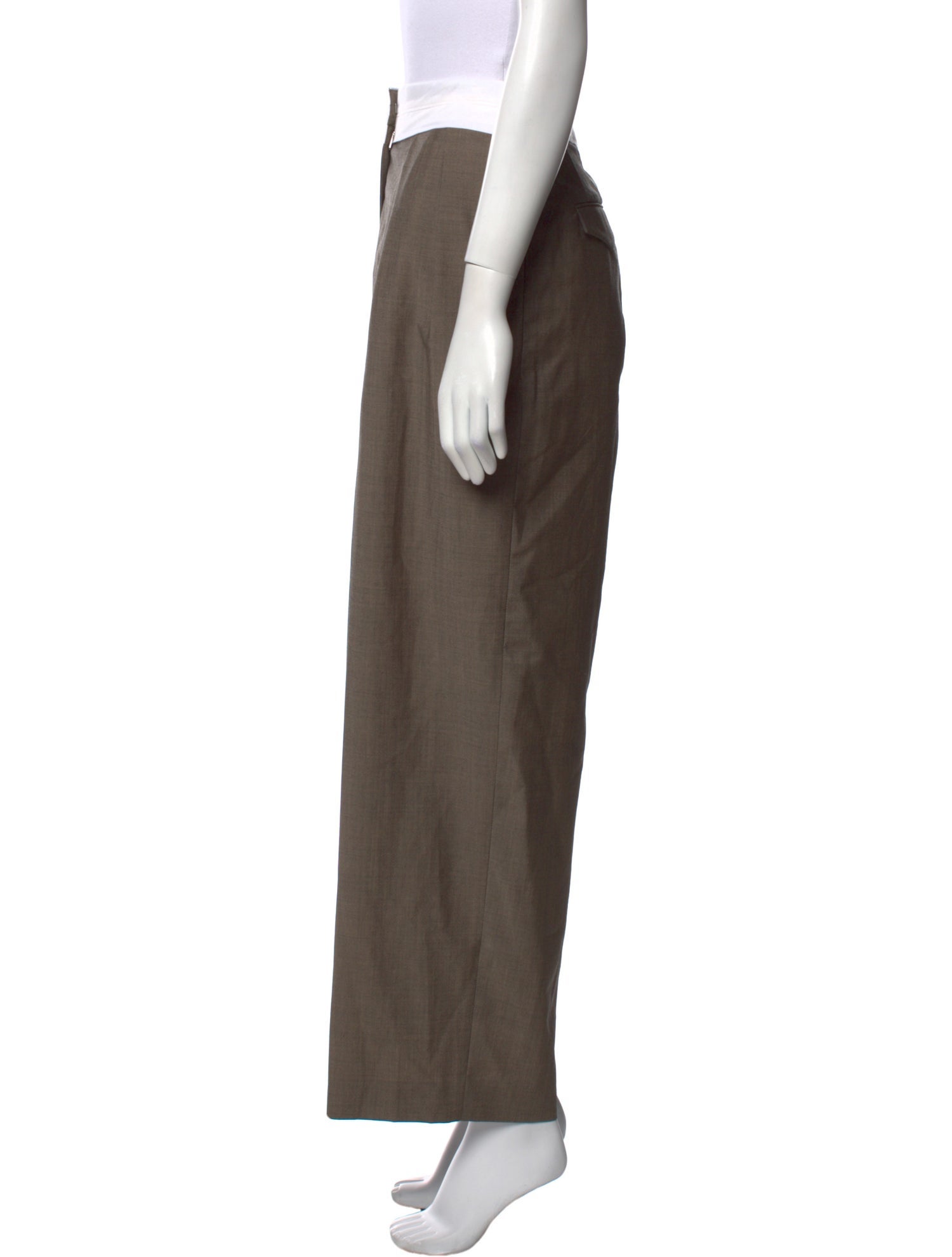The Row Virgin Wool Wide Leg Pants