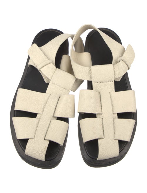 The Row Leather Slingback Sandals