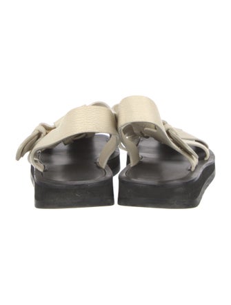 The Row Leather Slingback Sandals