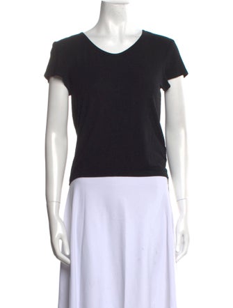 The Row Scoop Neck Short Sleeve T-Shirt