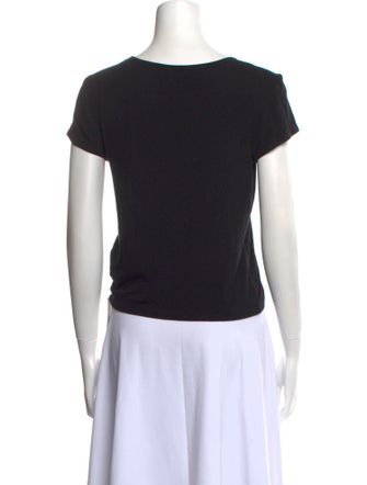 The Row Scoop Neck Short Sleeve T-Shirt